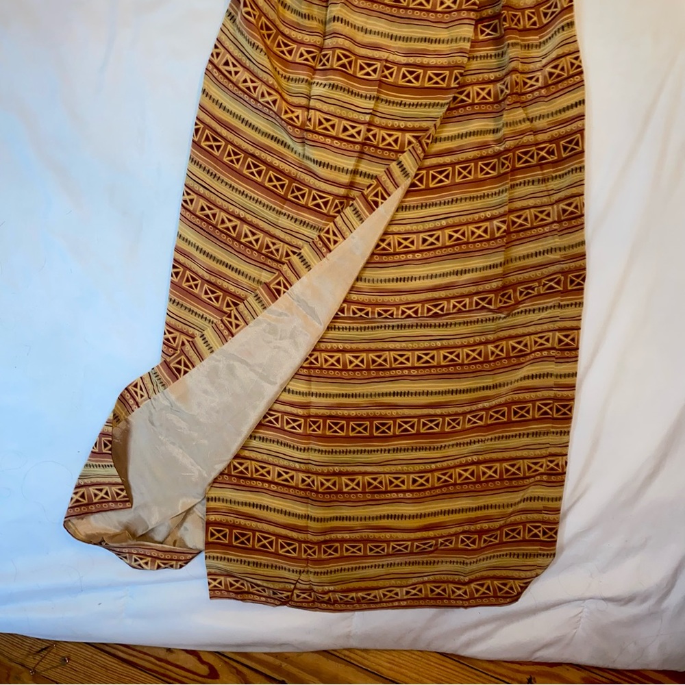 Maxi skirt size 10 silk